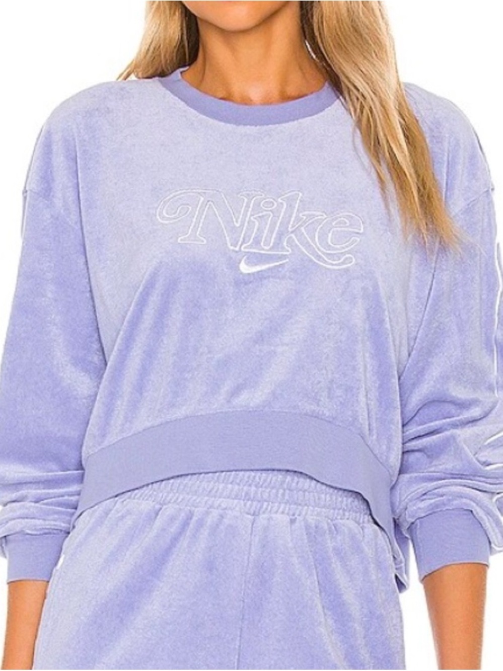 Nike Lavender Retro Terry Crew